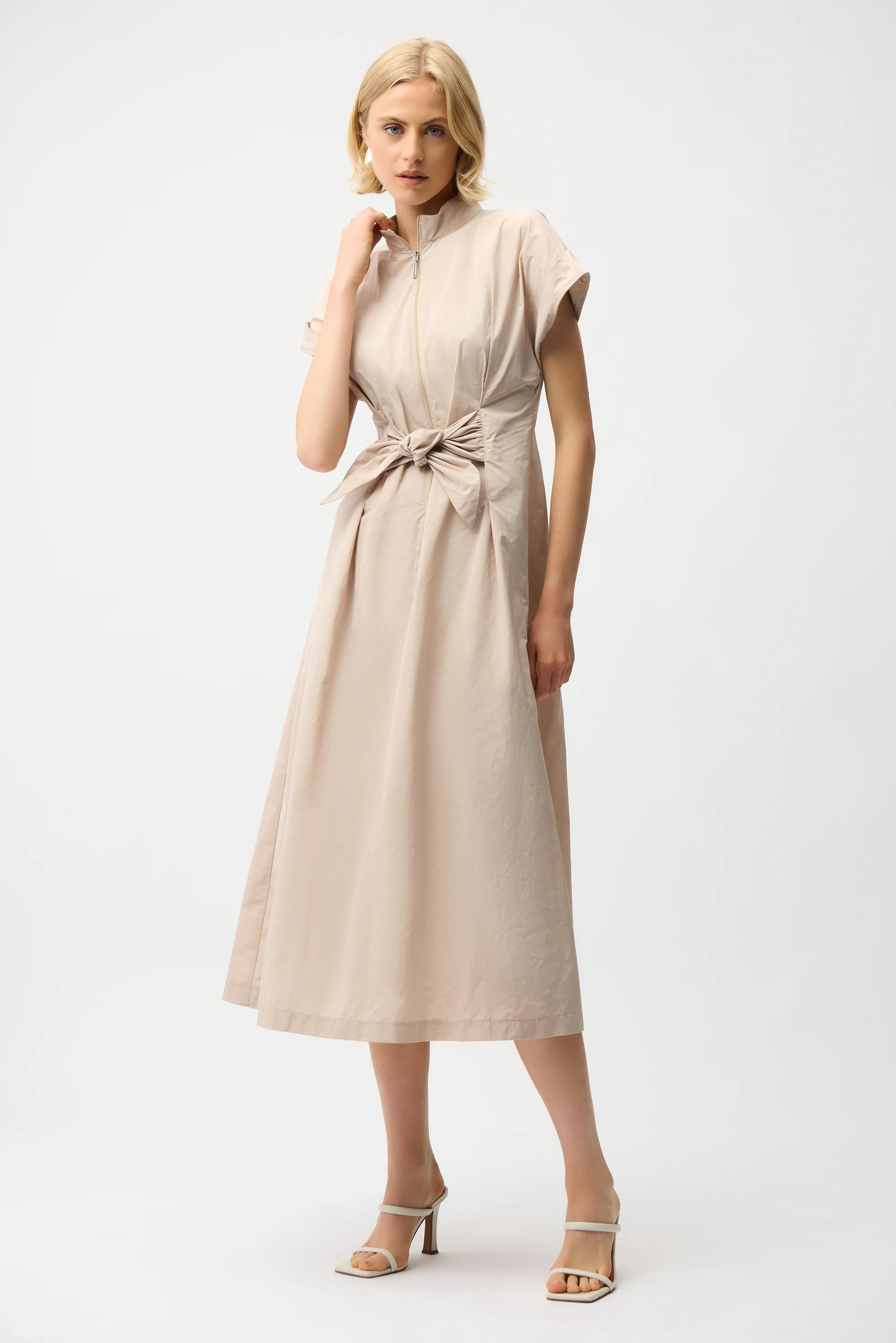 Memory Fit Dress with Tie Waist