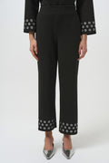 Scuba Jersey Straight Leg Pull On Pant