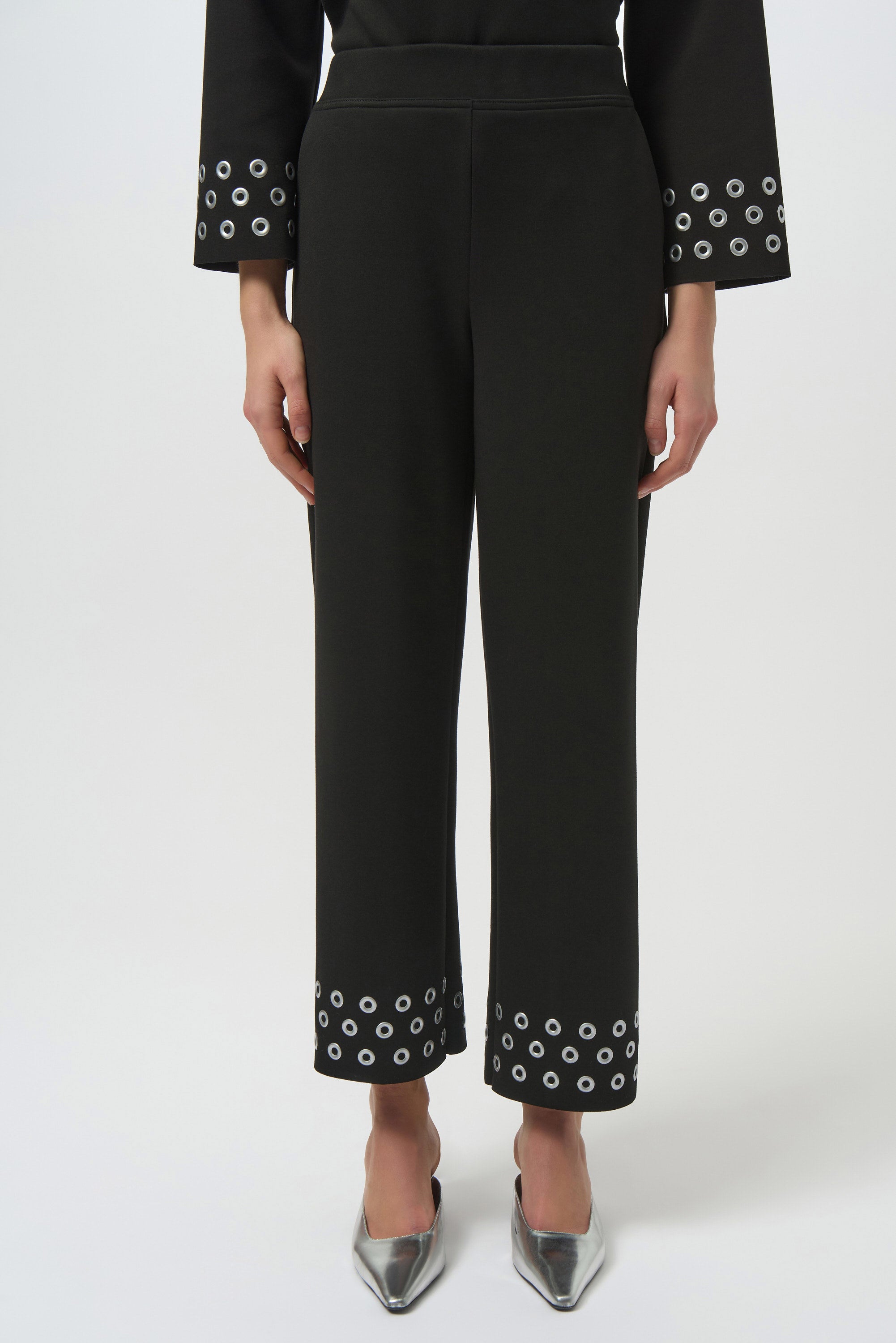 Scuba Jersey Straight Leg Pull On Pant