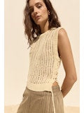 Lipari Knit Vest in Navy