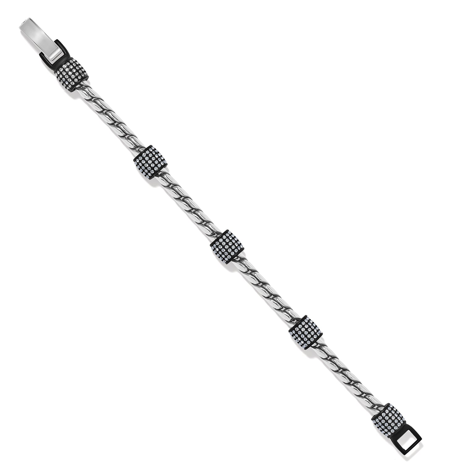Meridian Bracelet - Black/Silver
