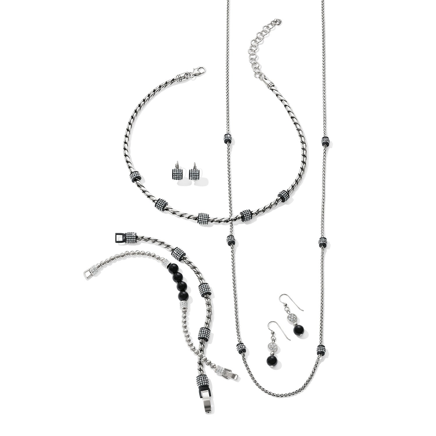 Meridian Bracelet - Black/Silver