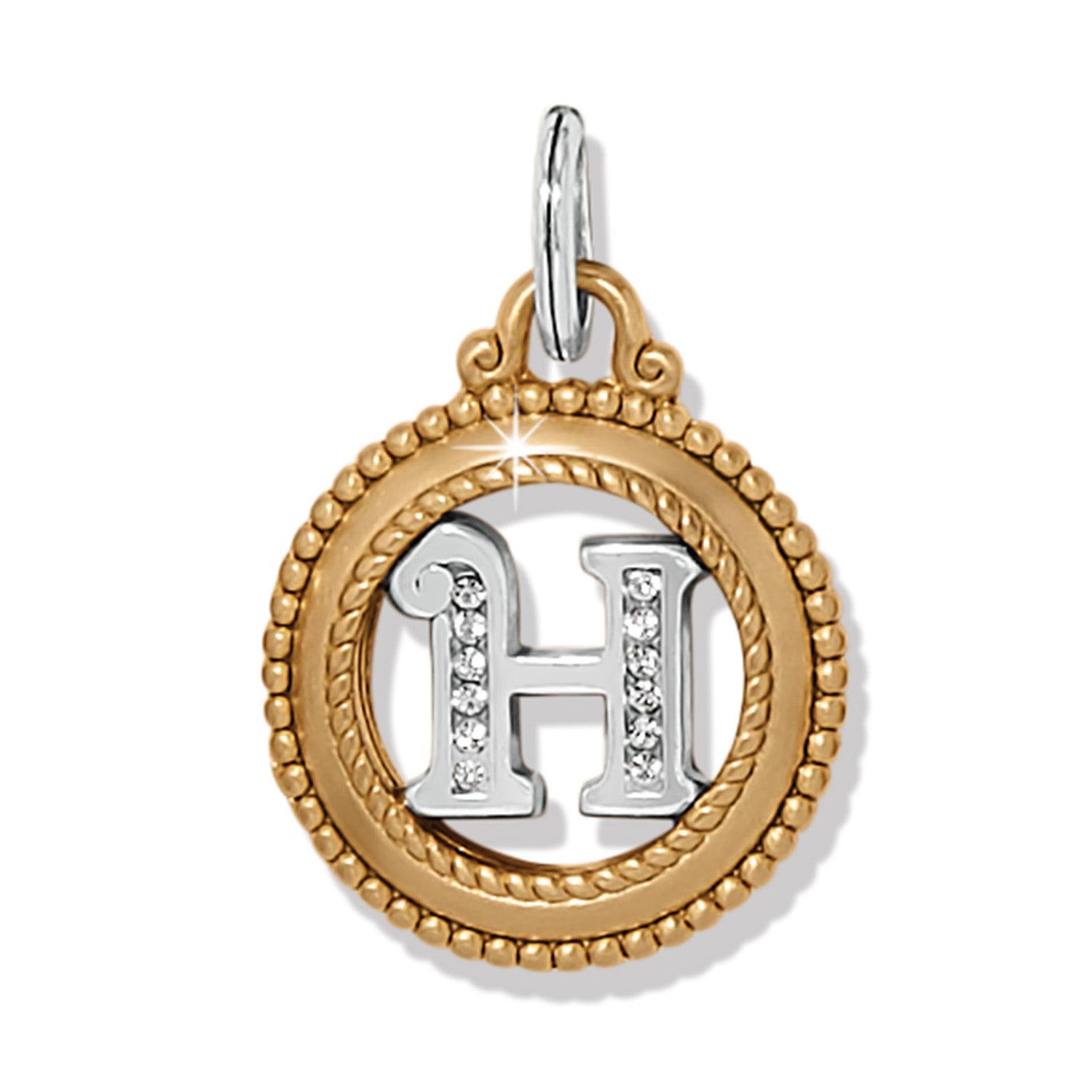 ABC Monogram H Charm