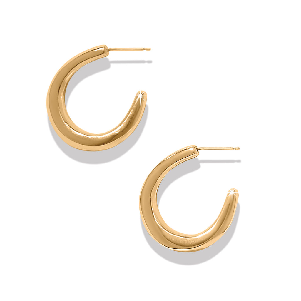 Cascade Rio Hoop Earrings - Gold