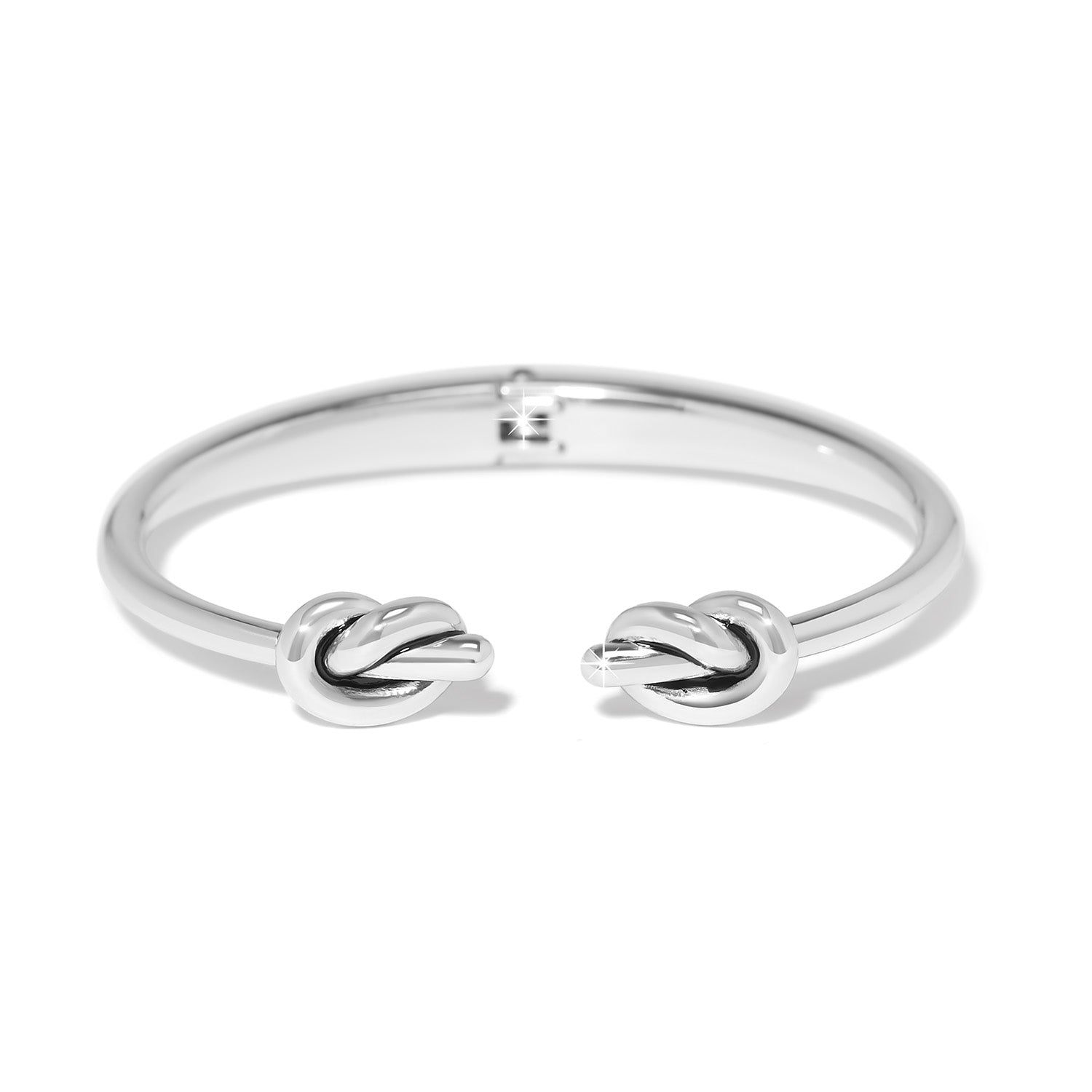 Interlock Single Knot Open Hinge Bangle