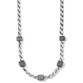 Meridian Necklace - Black/Silver