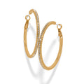 Meridian Eclipse Thin Large Hoop Earrings