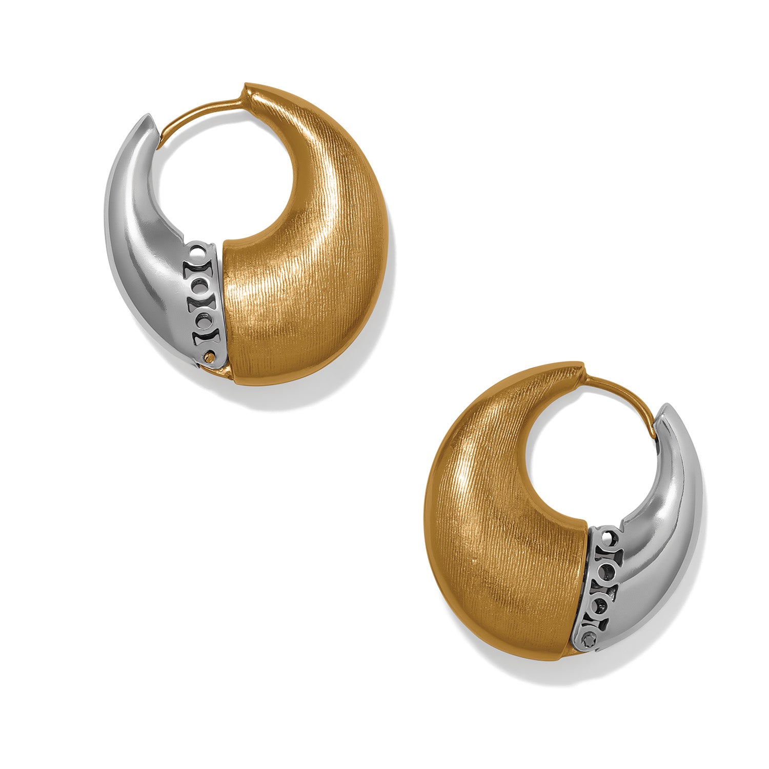 Inner Circle Oval Hoop Earrings