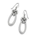 Interlok Linked Hearts French Wire Earrings
