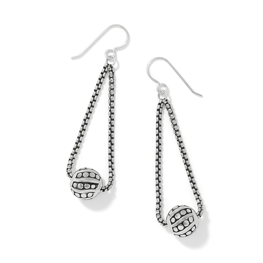 Pebble Dot Bola French Wire Earrings