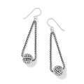 Pebble Dot Bola French Wire Earrings