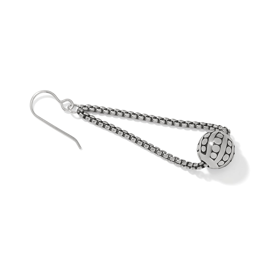 Pebble Dot Bola French Wire Earrings