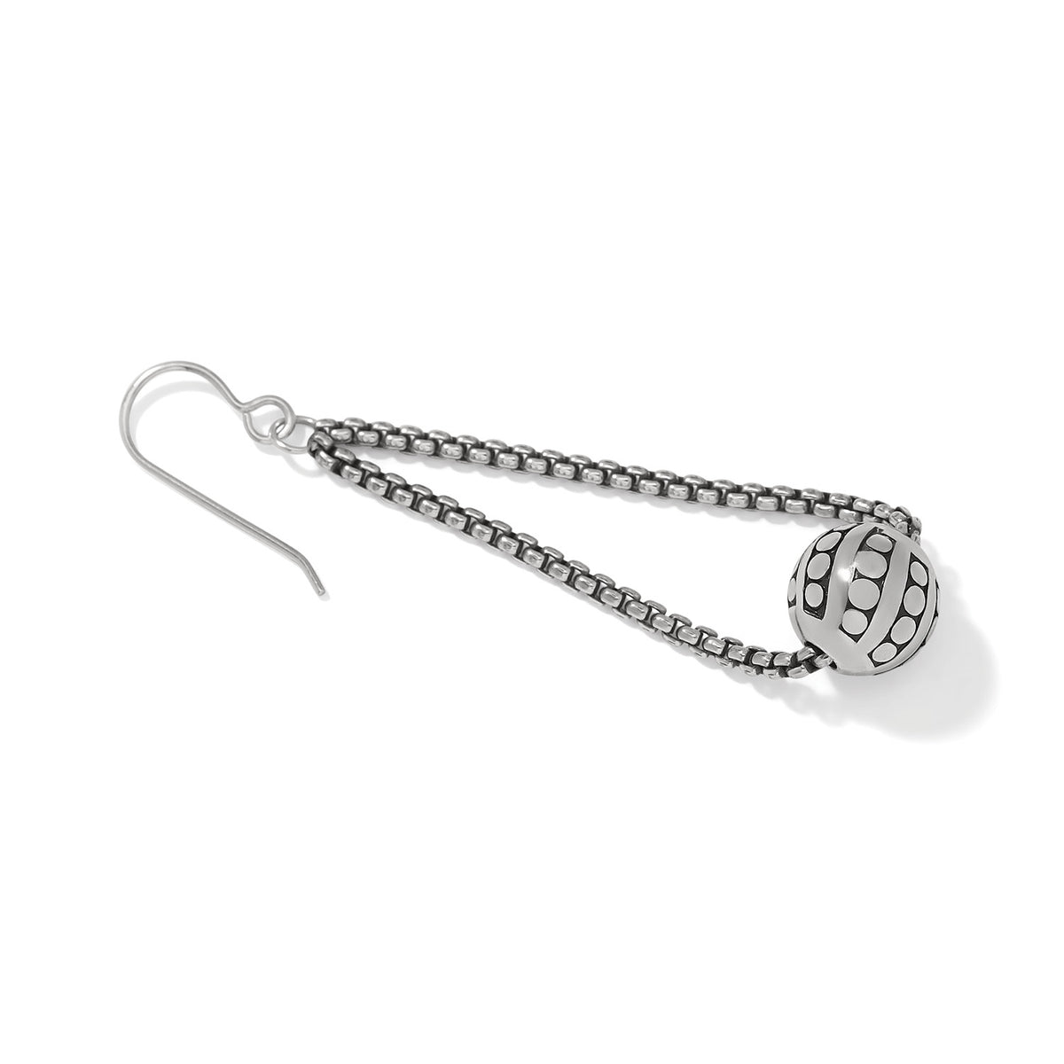 Pebble Dot Bola French Wire Earrings