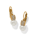 Meridian Petite Pearl Leverback Earrings
