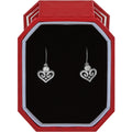 Alcazar Heart Leverback Earrings Gift Box