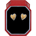 Cascade Heart Post Earrings Gift Box