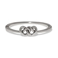 Interlok Linked Hearts Hinged Bangle