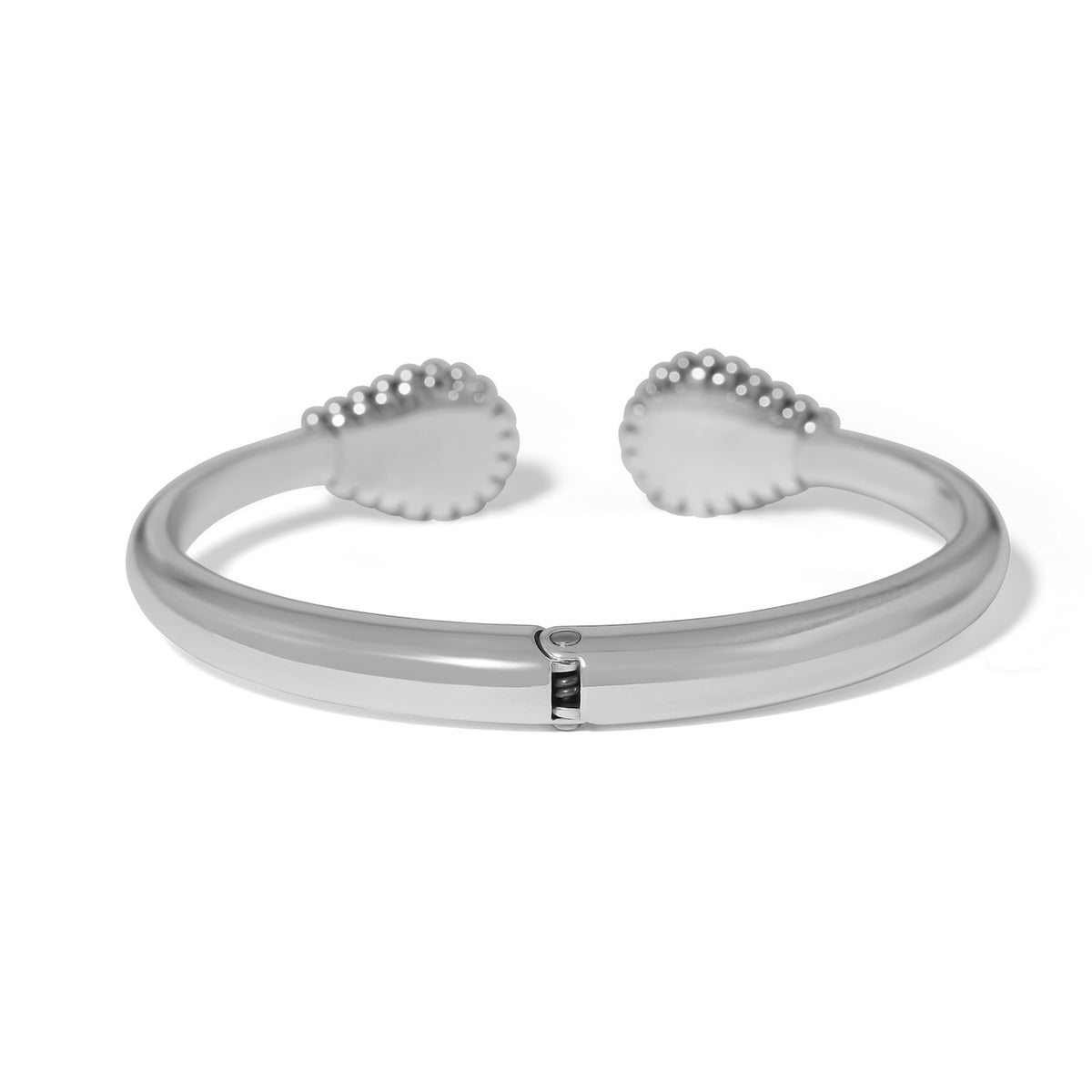 Twinkle Luxe Open Teardrop Open Hinged Bangle