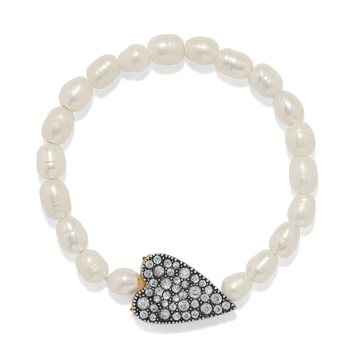 Love Messages Love Knows Pearl Stretch Bracelet