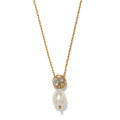 Trust Your Journey Petite Pearl Necklace