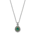 Mosaic Curio Teardrop Necklace