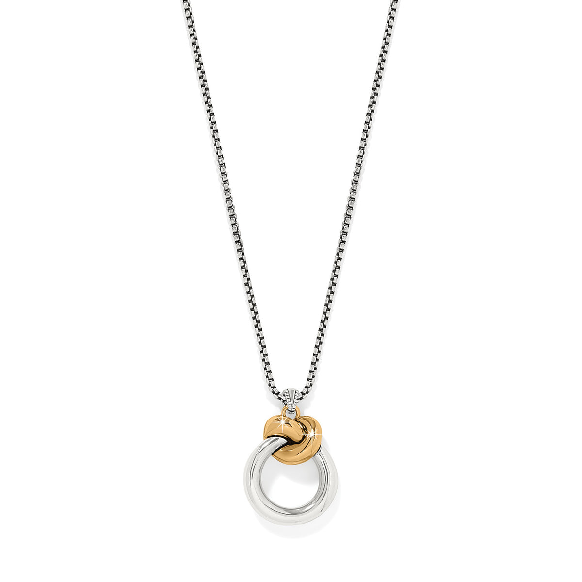 Interlok Single Knot Ring Necklace