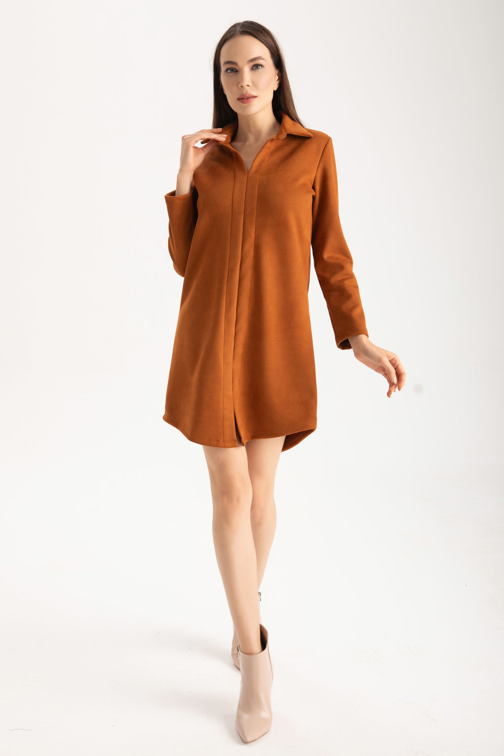 Tonnie Dress in Toffee