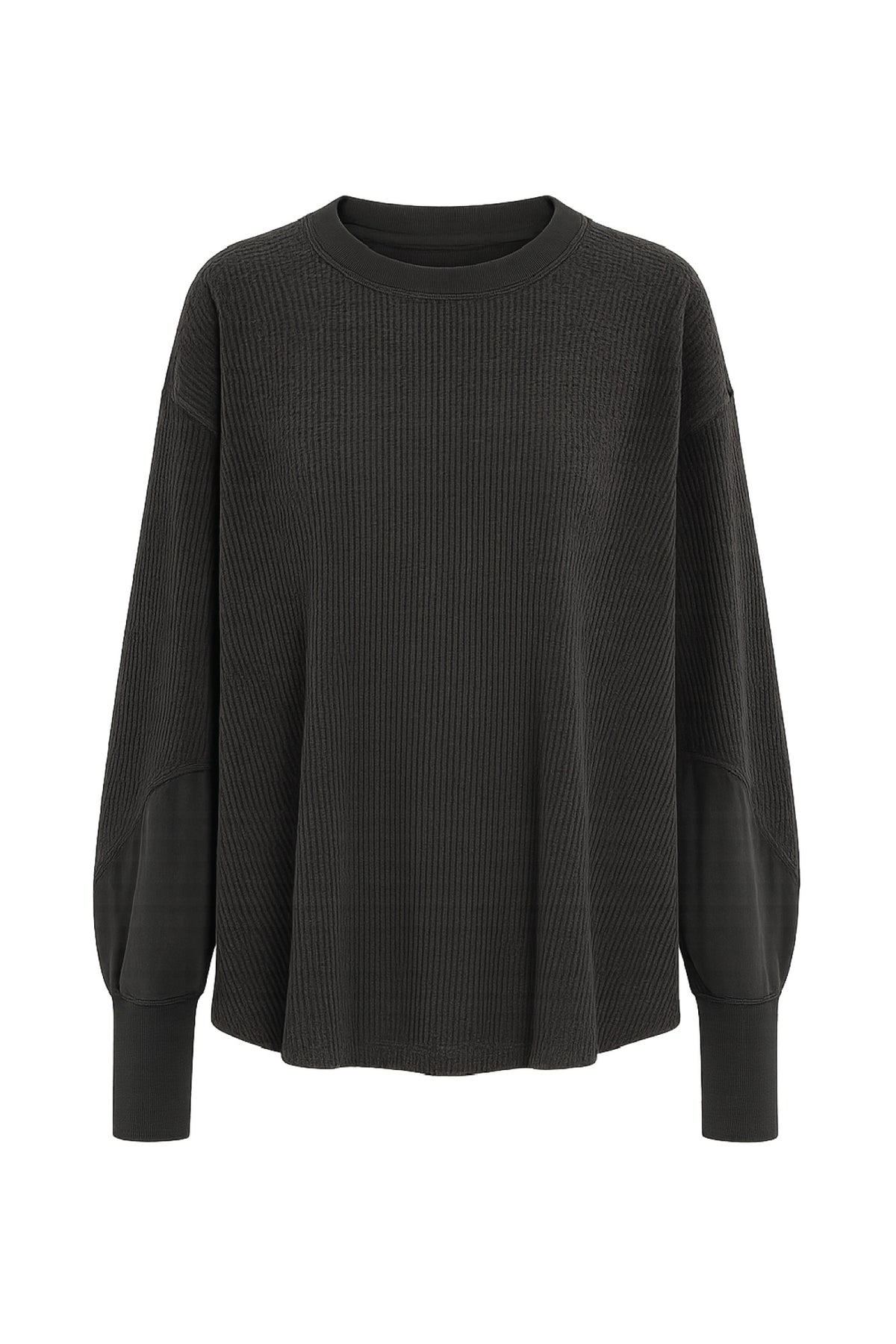 Harlow Washed Black Textured Top