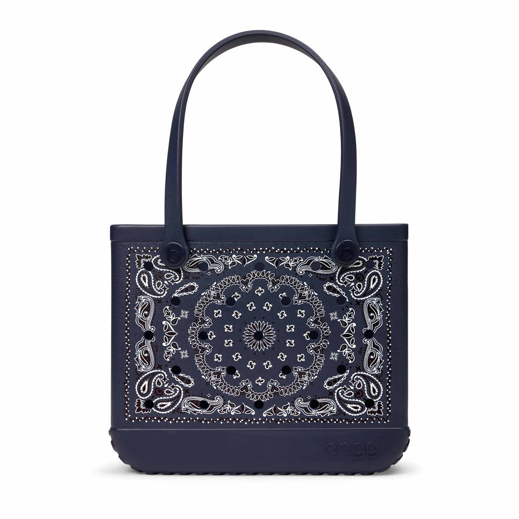 Boho Bag Baby Bandana Bogg Bag in Navy Me Crazy