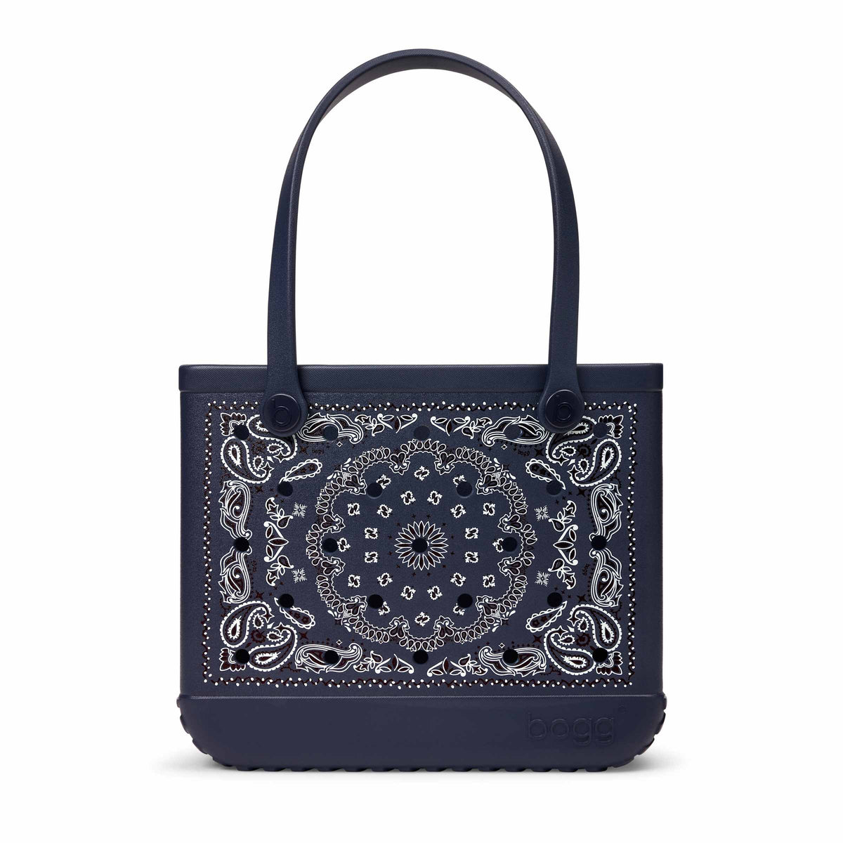 Boho Bag Baby Bandana Bogg Bag in Navy Me Crazy