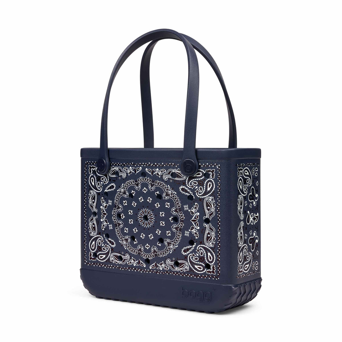 Boho Bag Baby Bandana Bogg Bag in Navy Me Crazy