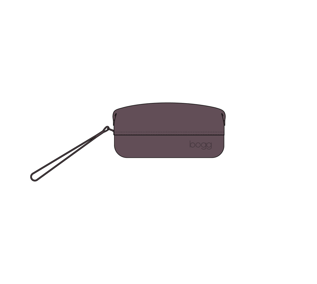 Go Zip Cosmetic Bag in Plum Pudding