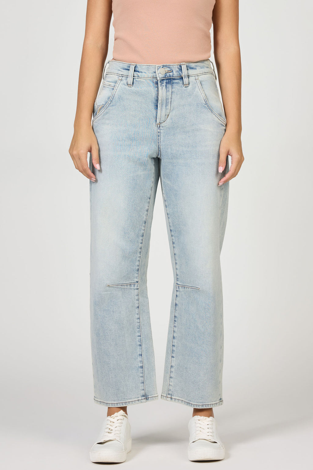 Lasso Barrel Jeans in Clear Stream