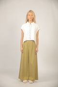 Khaki Linen Pants