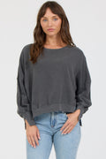 Trenton Top in Gull Grey