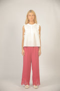 Fuchsia Linen Pants