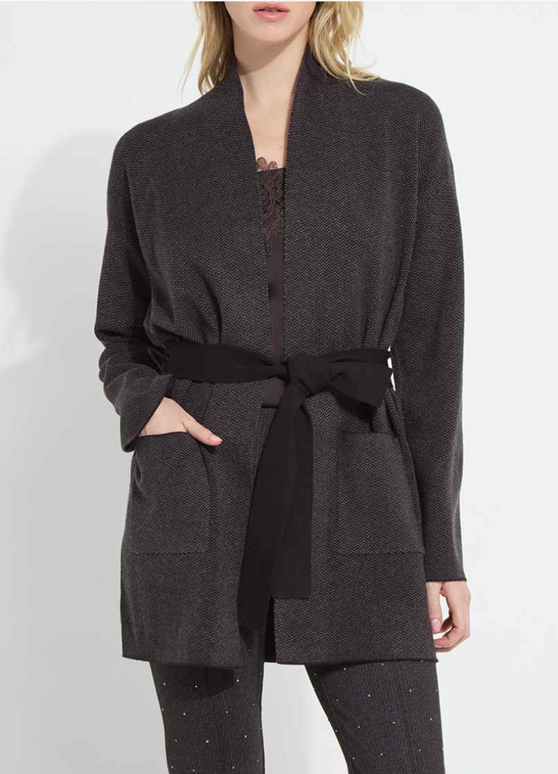 Laila Double Faced Belted Cardigan