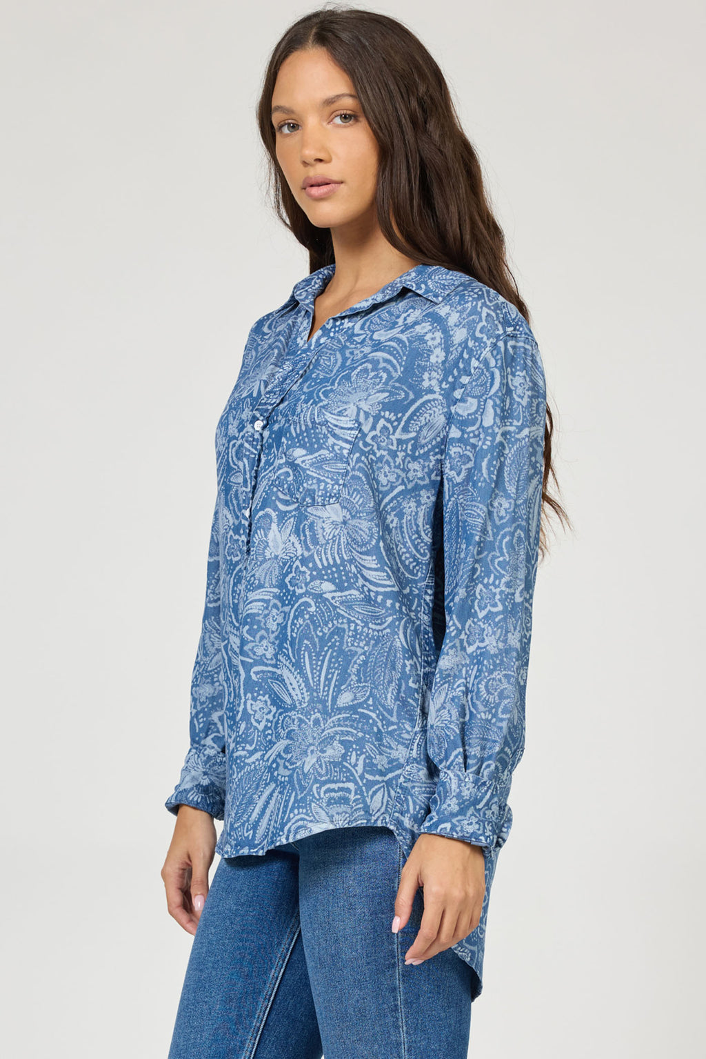 Galina Shirt in Avalon