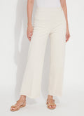 Erin hi-waist wide leg demin in Oat