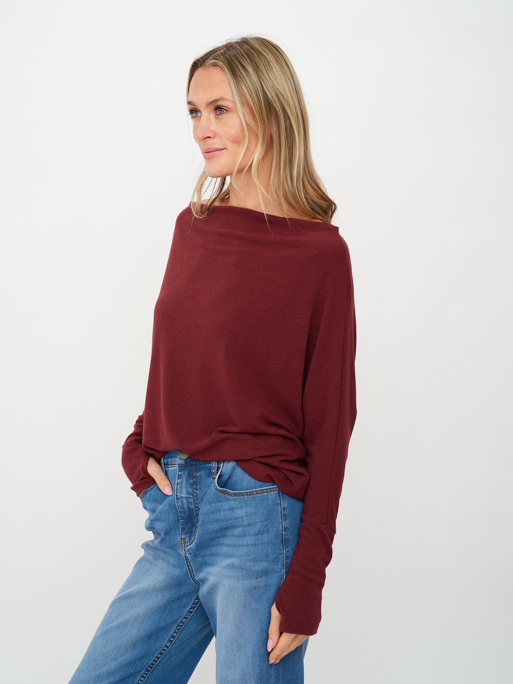 The Anywhere Top in Burgundy