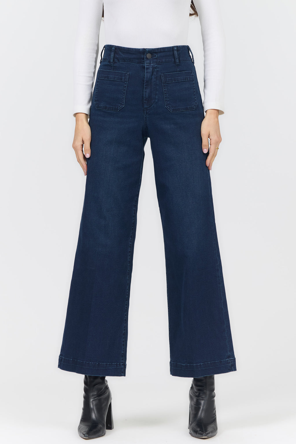 Audrey Jeans in Roselle Deep Blue