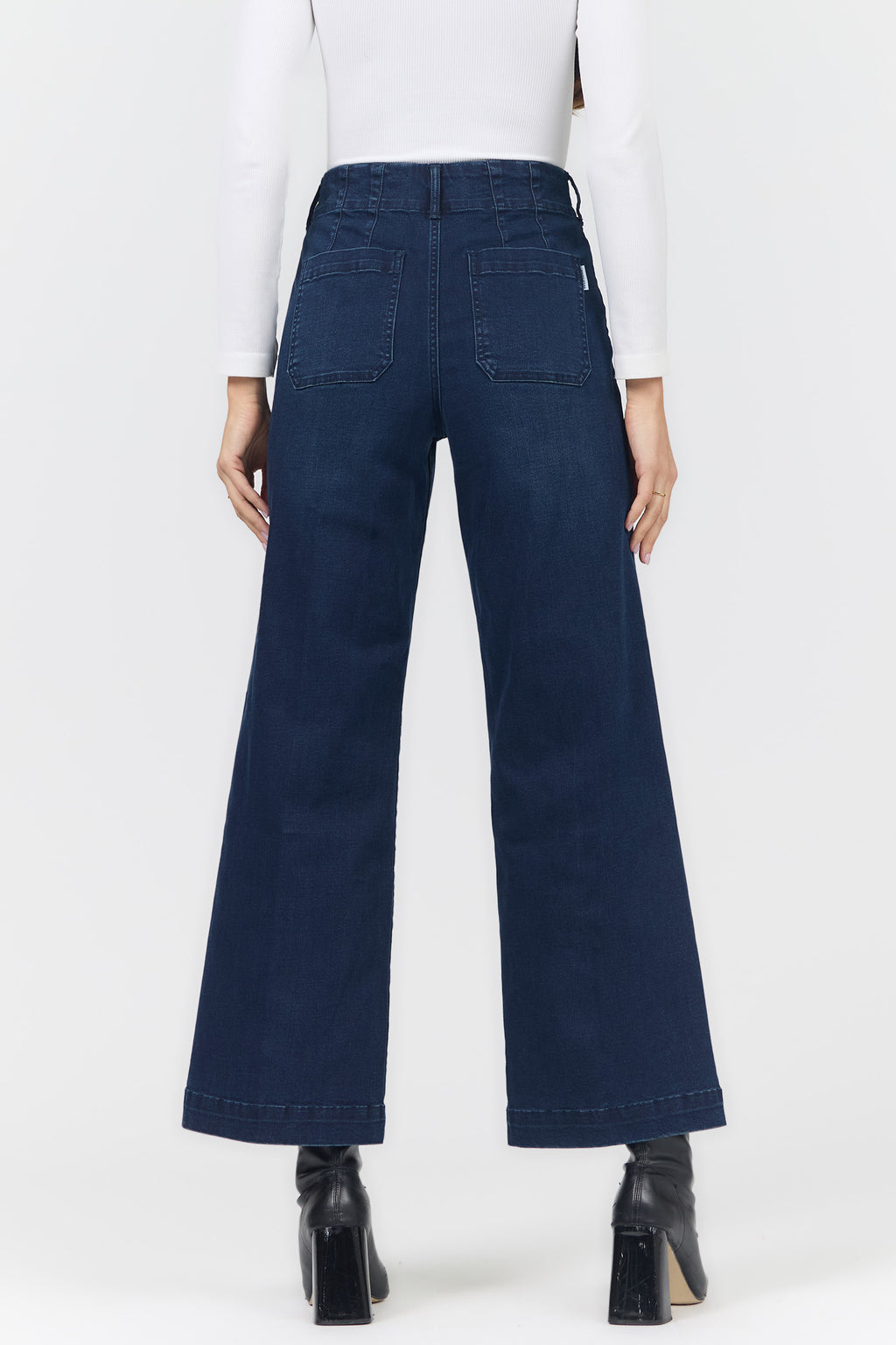 Audrey Jeans in Roselle Deep Blue