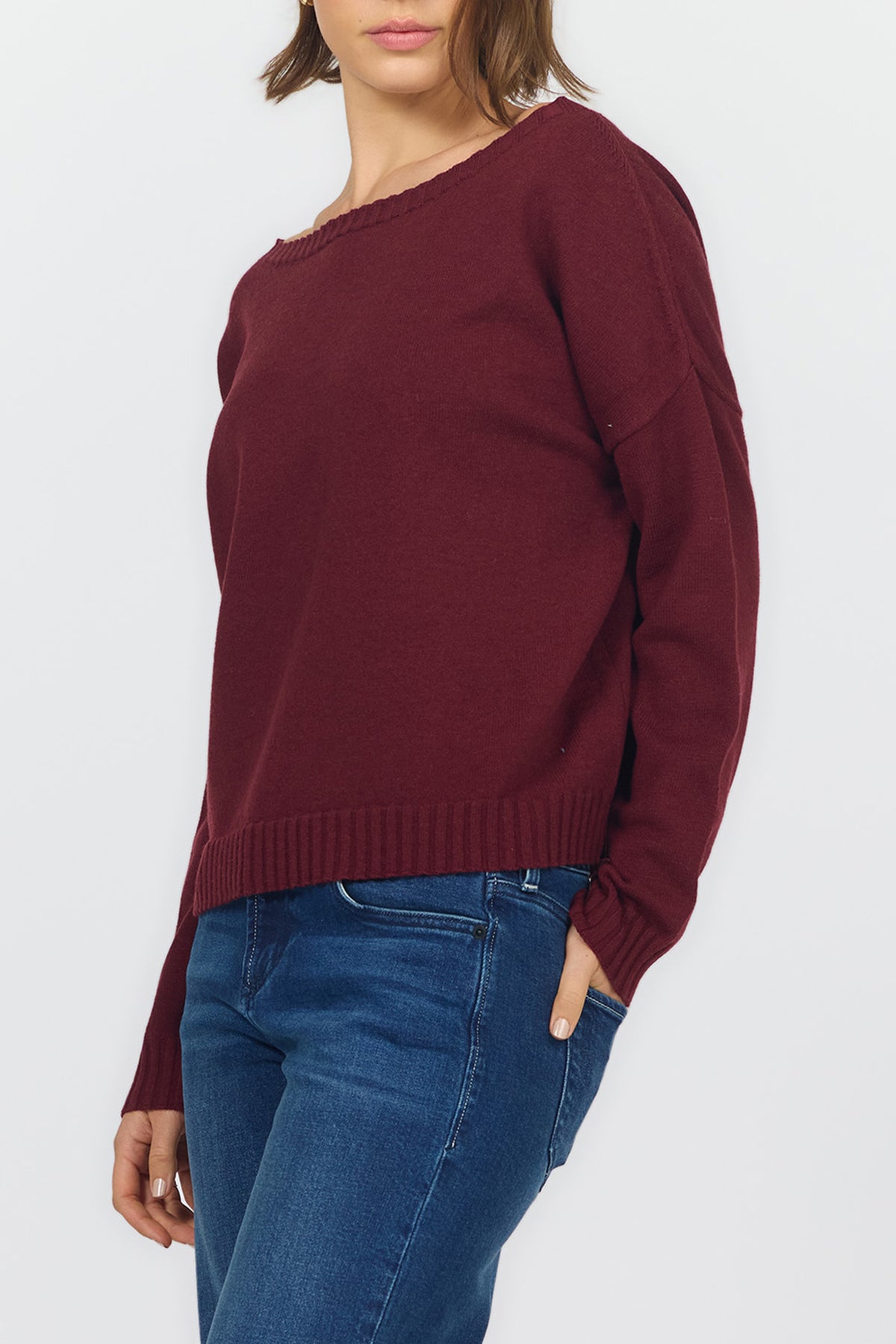Liliana Sweater in Garnet