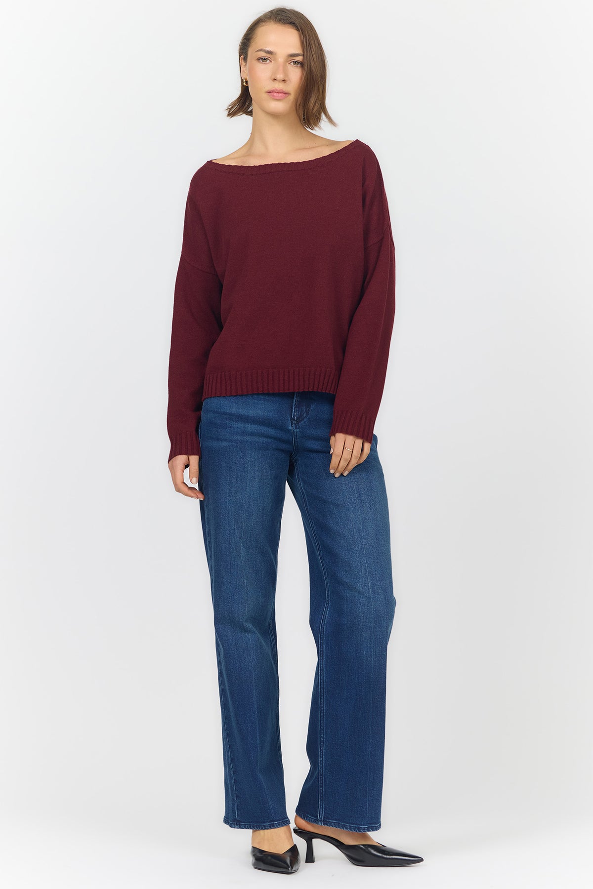Liliana Sweater in Garnet