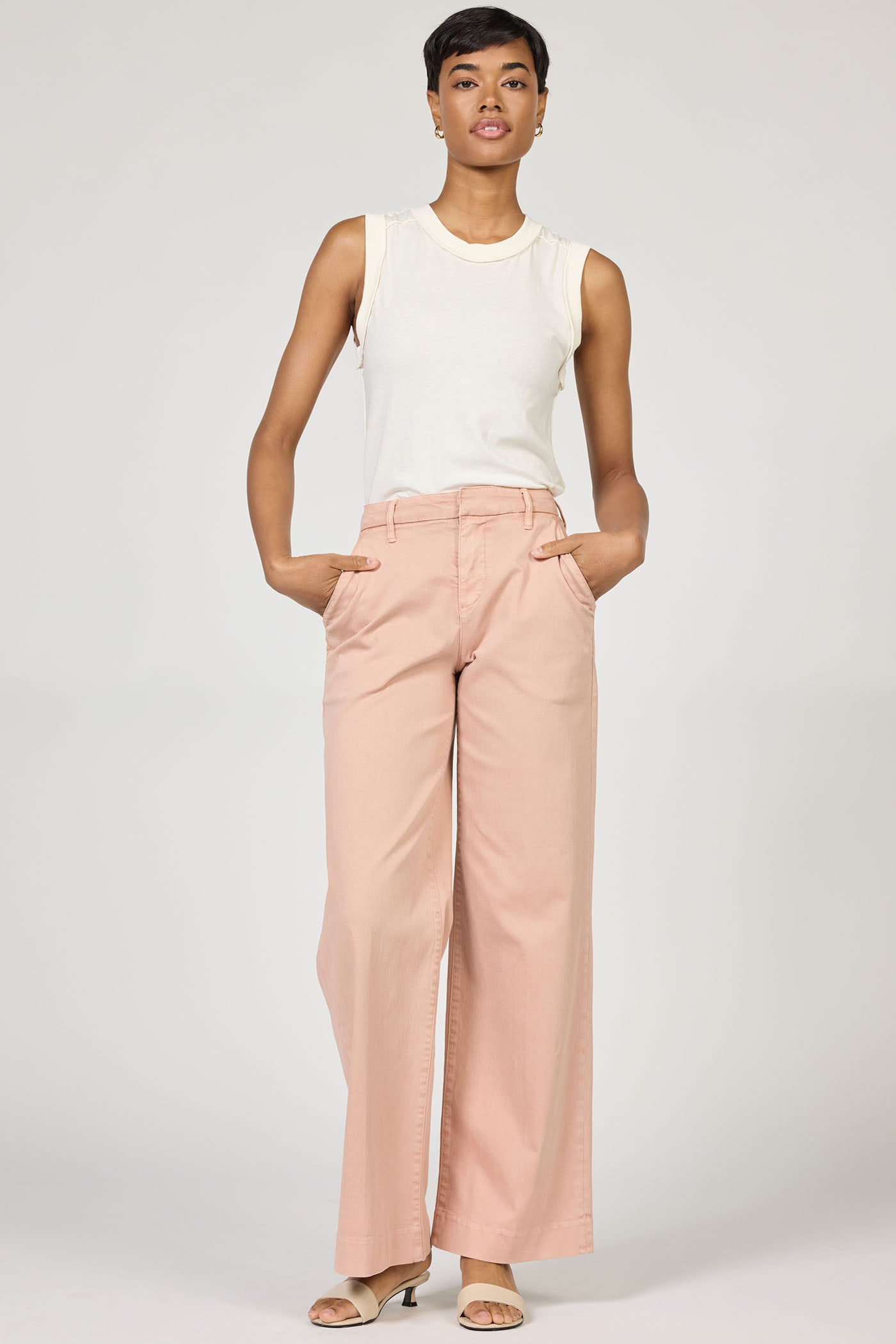 Brandy Mid Rise Clean Hem Super Stretch Denim in Tuscany