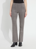Elyse Neoprene Pant in Signature Herringbone